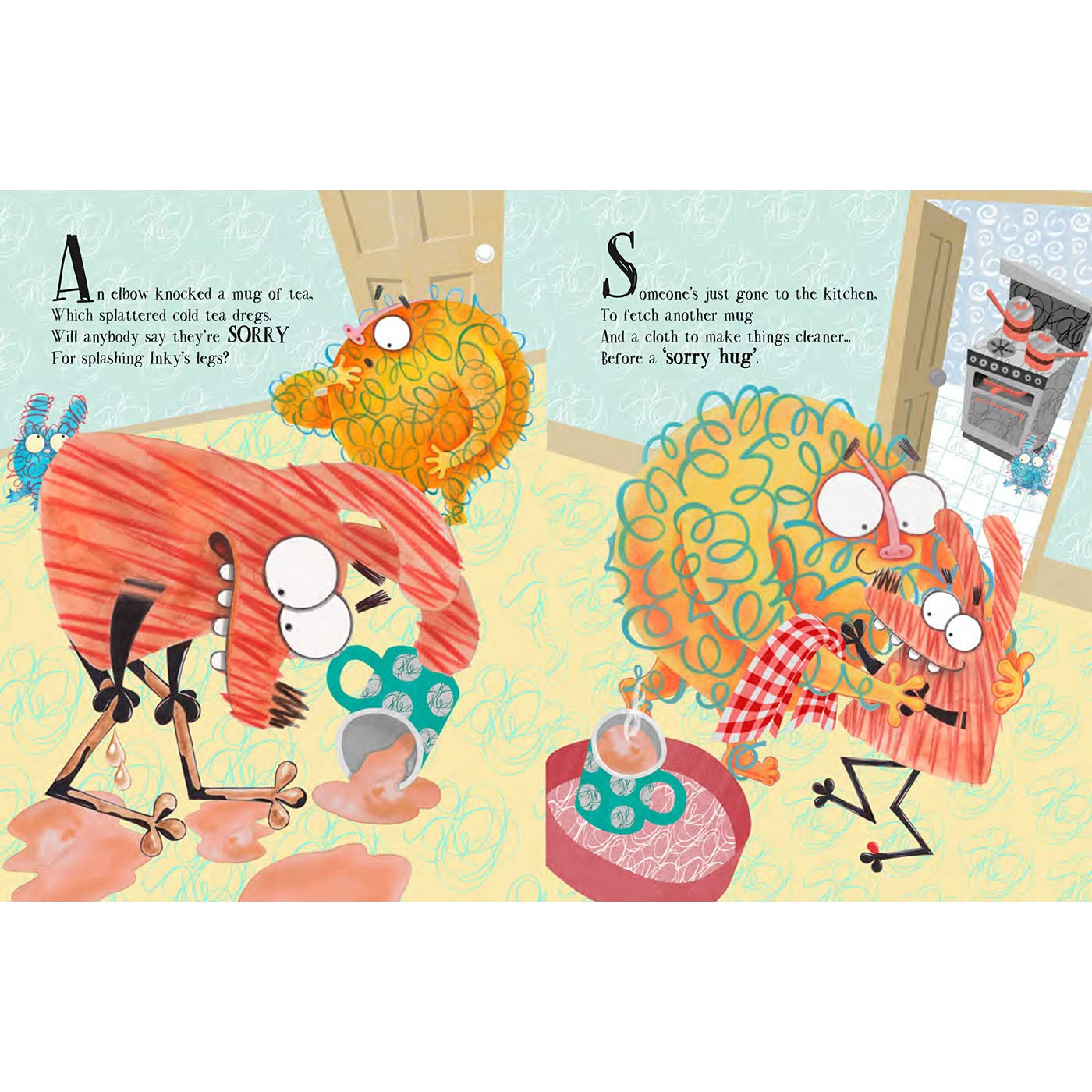 The Scribble Monsters! Say Sorry! (Paperback Book)-Scribblers - Salariya Book Company-Little Giant Kidz