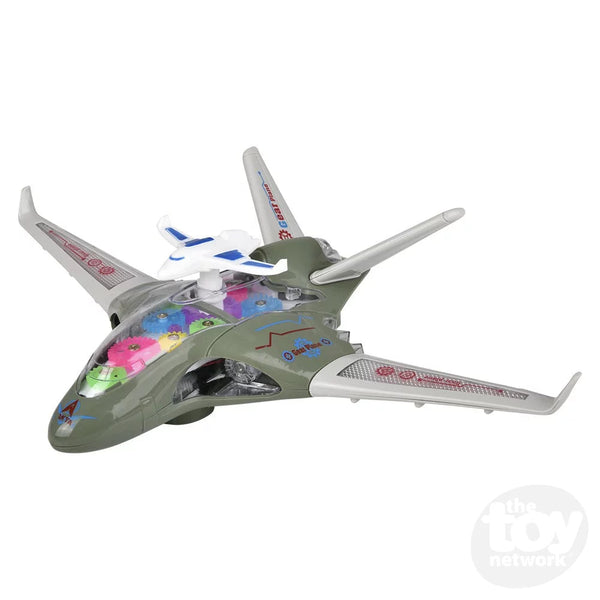 The Toy Network 10.5" Light-Up Transparent Jet-The Toy Network-Little Giant Kidz