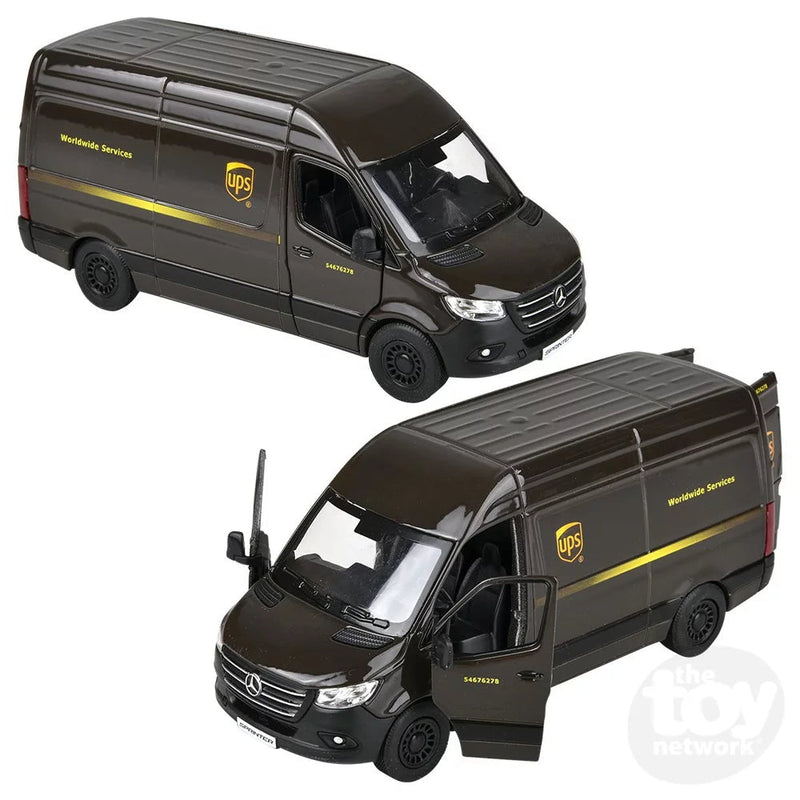The Toy Network 5" Diecast Pull Back Ups Delivery Van-The Toy Network-Little Giant Kidz