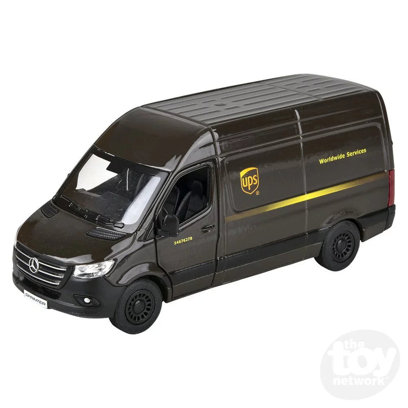 The Toy Network 5" Diecast Pull Back Ups Delivery Van-The Toy Network-Little Giant Kidz