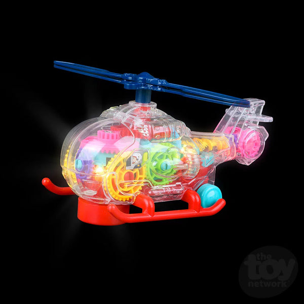 The Toy Network Light-Up Transparent Helicopter-The Toy Network-Little Giant Kidz