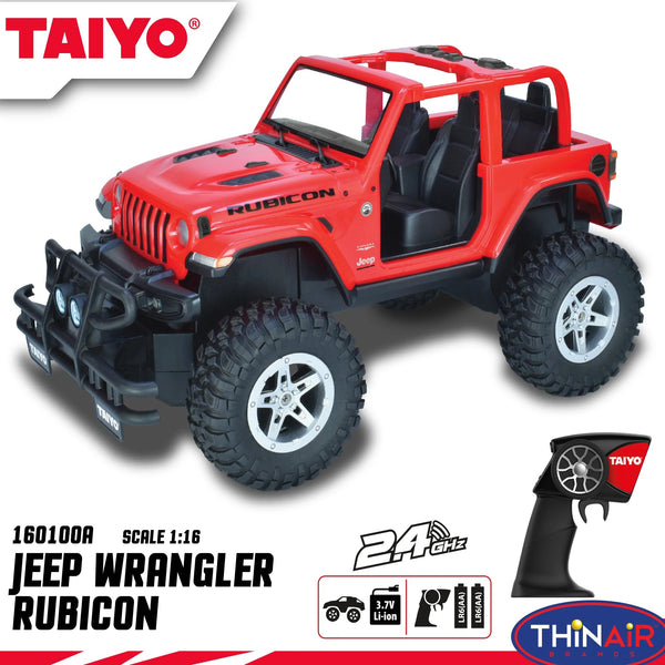 Thin Air Brands Taiyo RC Jeep Rubicon - Big 1:16 Scale-Thin Air Brands-Little Giant Kidz