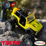 Thin Air Brands Taiyo RC Jeep Rubicon - Yellow-Thin Air Brands-Little Giant Kidz