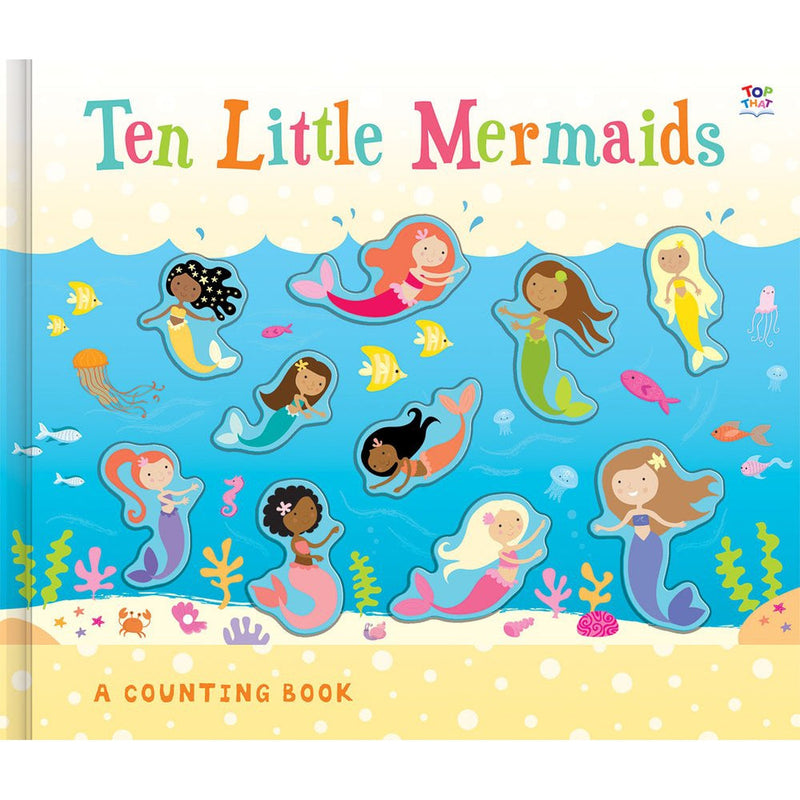 Top That Publishing: Ten Little Mermaids (Counting to Ten Books) Hardcover Book-Independent Publishers Group-Little Giant Kidz