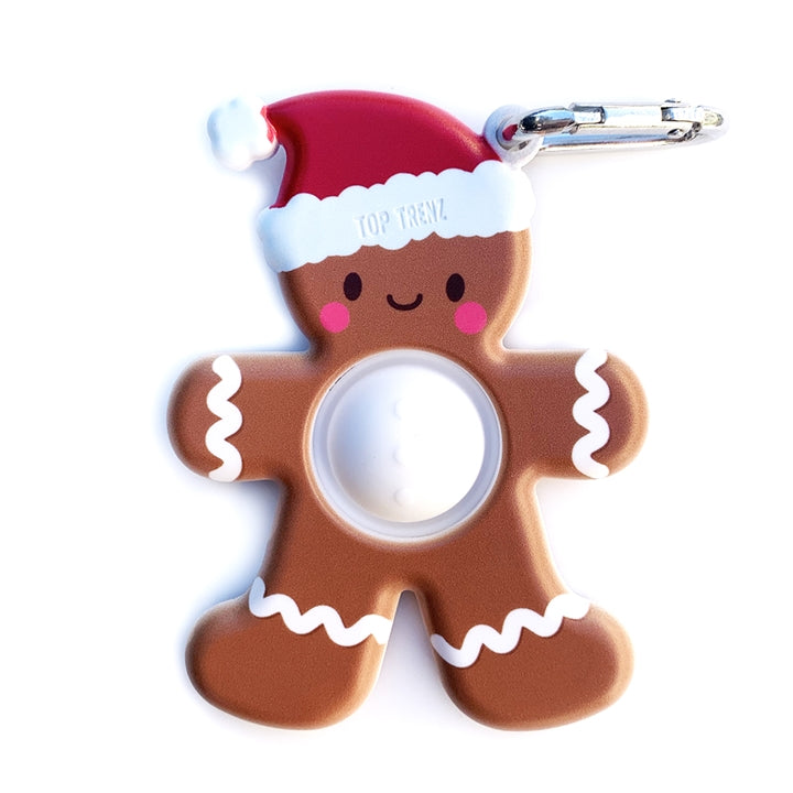 Top Trenz OMG! Mega Pop Keychain - Gingerbread Man-Top Trenz-Little Giant Kidz
