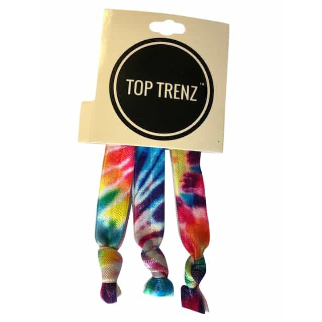 Top Trenz Tie Dye Ponytail Holders - Hair Ties/Bracelets-Top Trenz-Little Giant Kidz