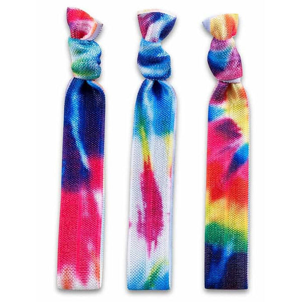 Top Trenz Tie Dye Ponytail Holders - Hair Ties/Bracelets-Top Trenz-Little Giant Kidz