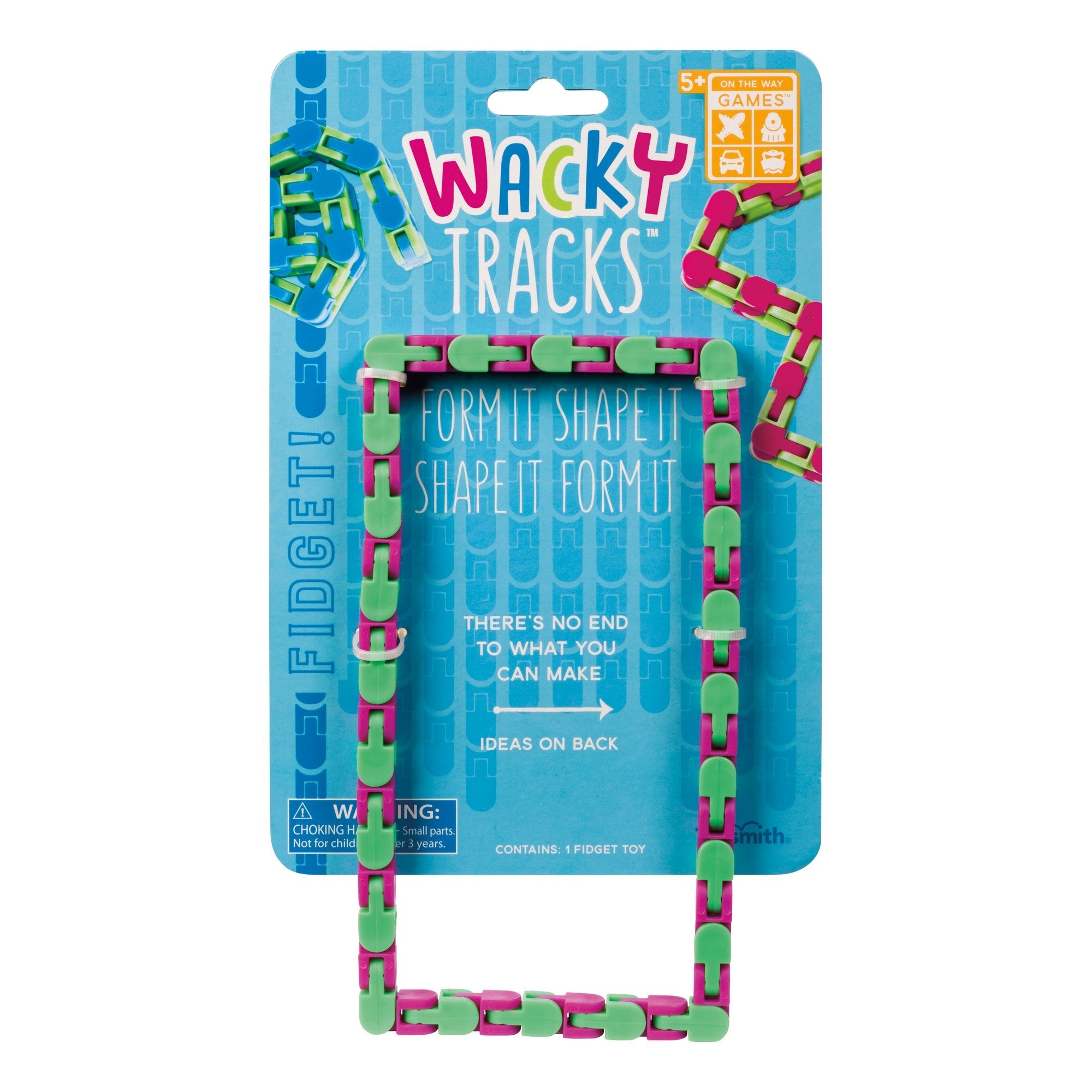 Toysmith Wacky Tracks - Form it Shape it - There is no END - Colors Vary-TOYSMITH-Little Giant Kidz