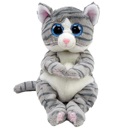 Ty Beanie Babies Collection - Mitzi Grey Tabby Cat - 6"-TY Inc-Little Giant Kidz