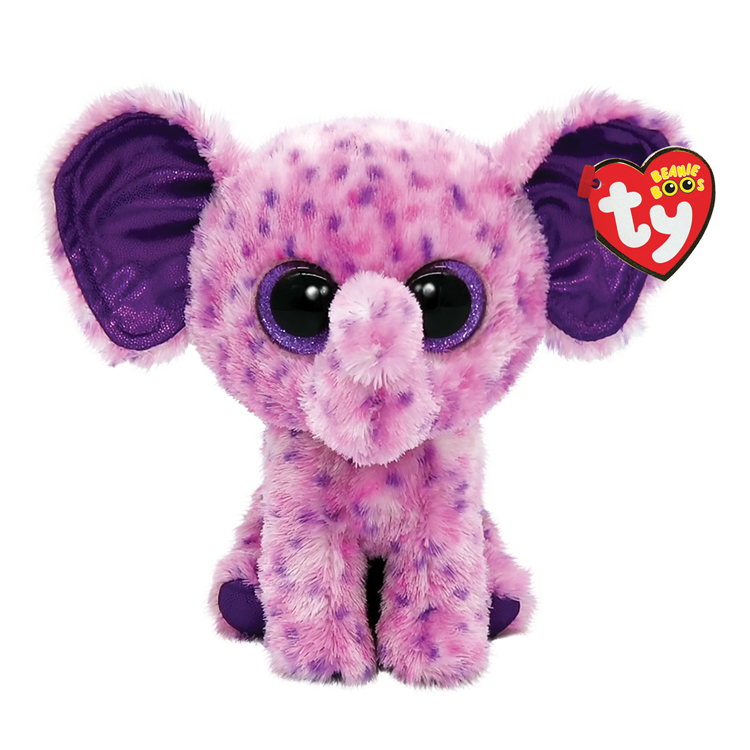 Ty Beanie Boos Collection Eva Pink Speckled Elephant - 6"-TY Inc-Little Giant Kidz