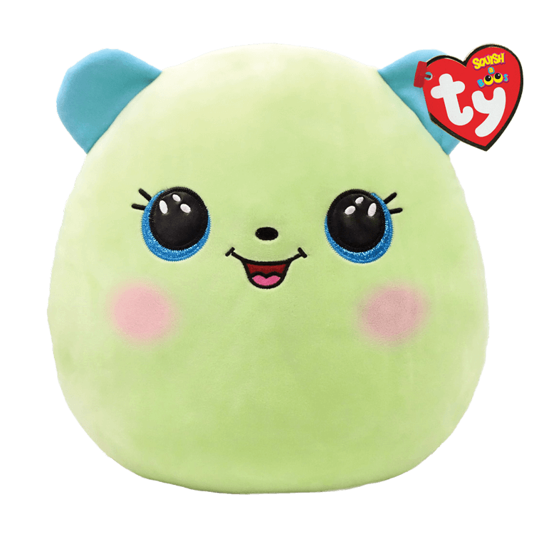 Ty Beanie Squish-A-Boos Collection - Clover Green Bear - 10"-TY Inc-Little Giant Kidz