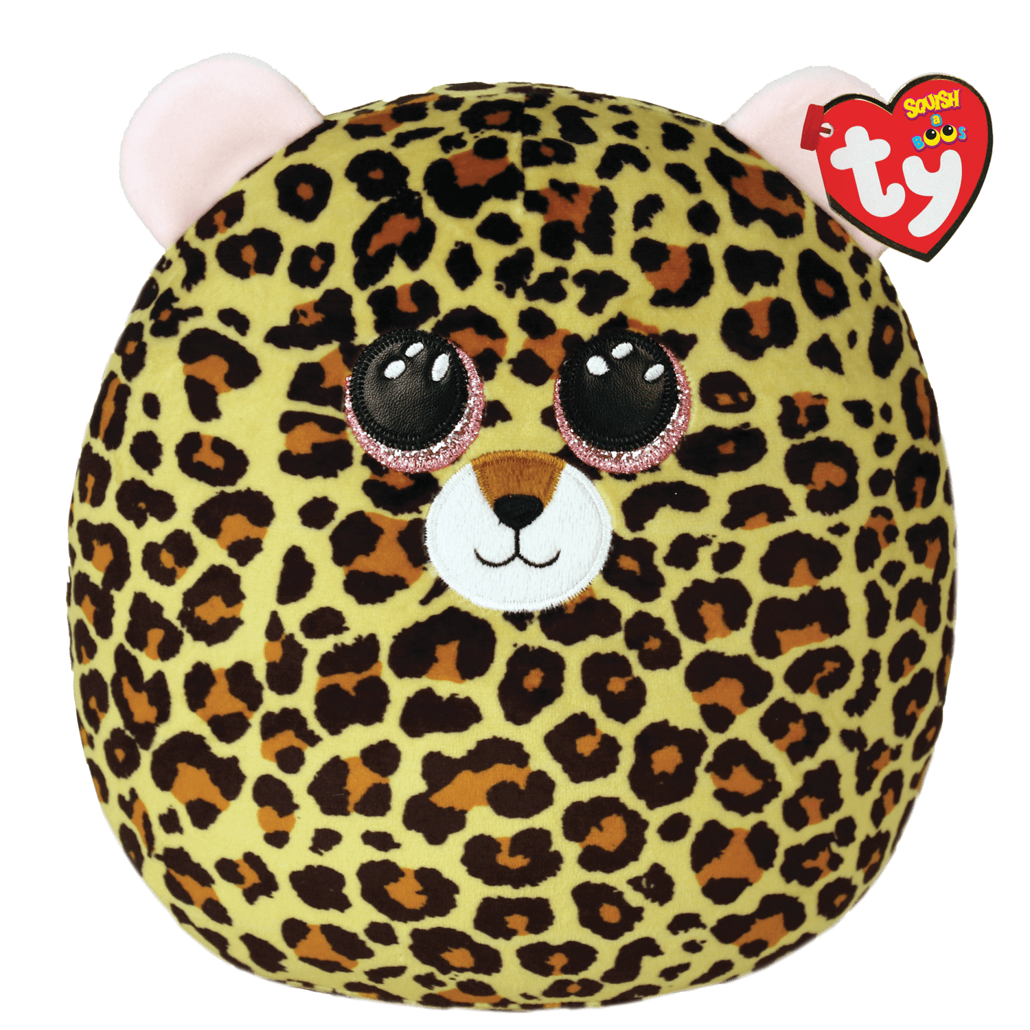 Ty Beanie Squish-A-Boos Collection - Livvie Spotted Leopard Large - 14"-TY Inc-Little Giant Kidz