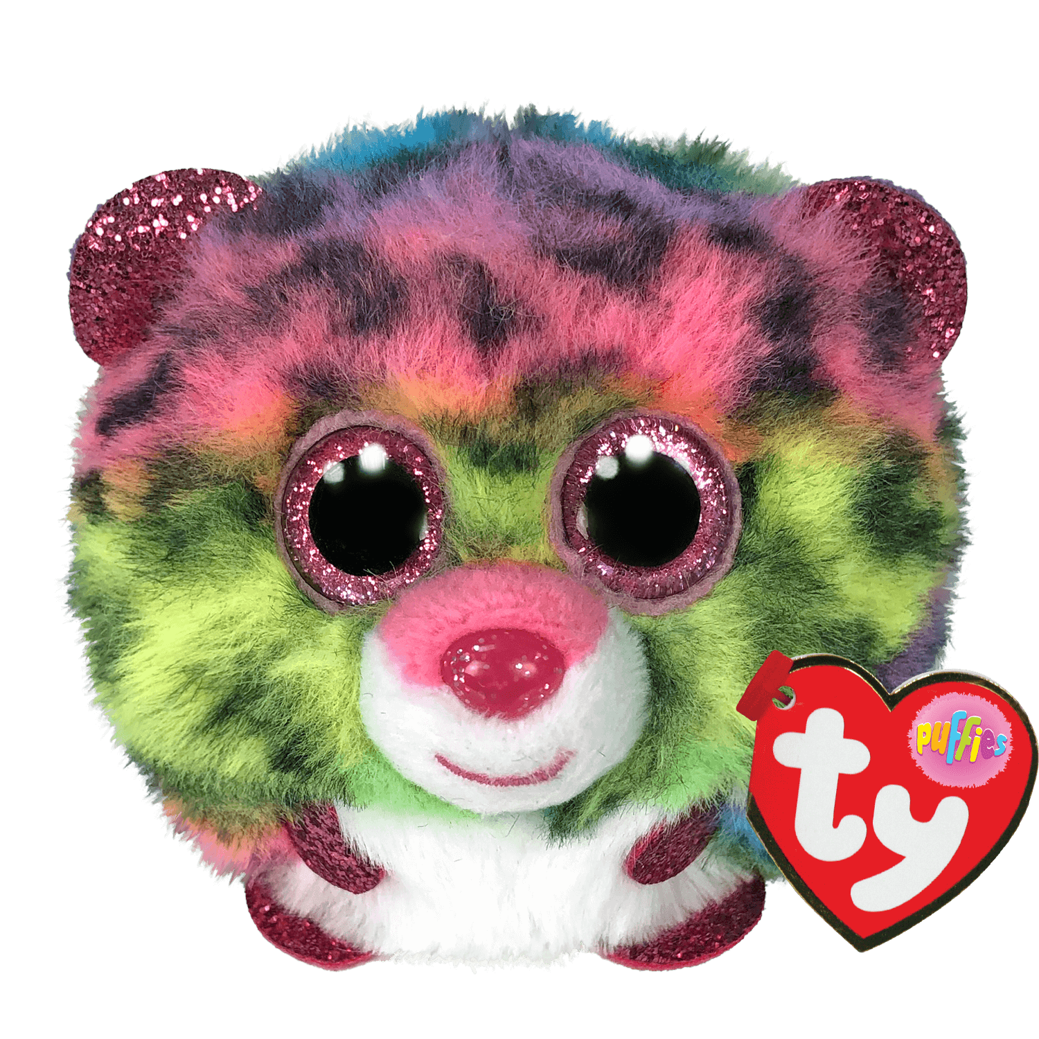 Ty Puffies Collection - Dotty Multicolor Leopard - 4"-TY Inc-Little Giant Kidz
