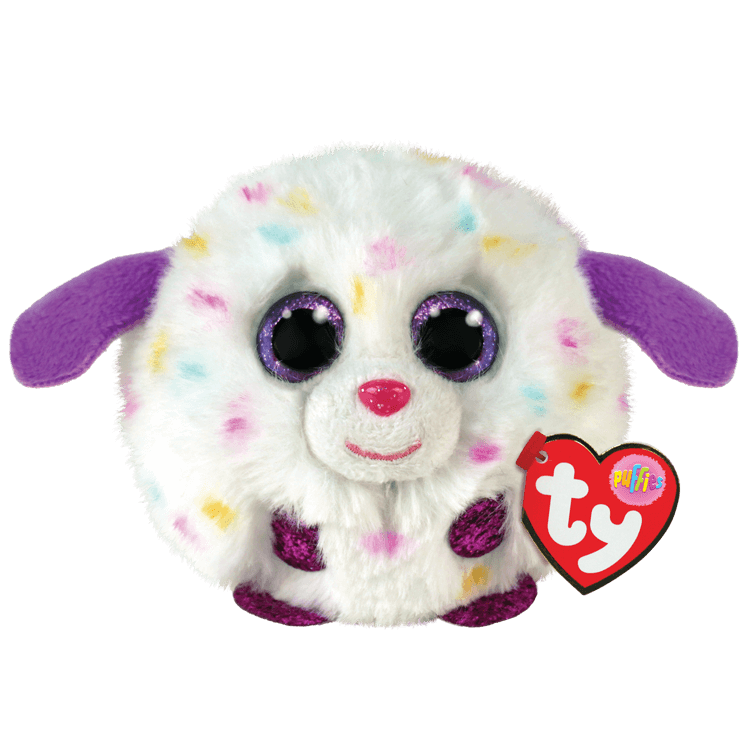 Ty Puffies Collection - Munchkin White Dog - 4"-TY Inc-Little Giant Kidz