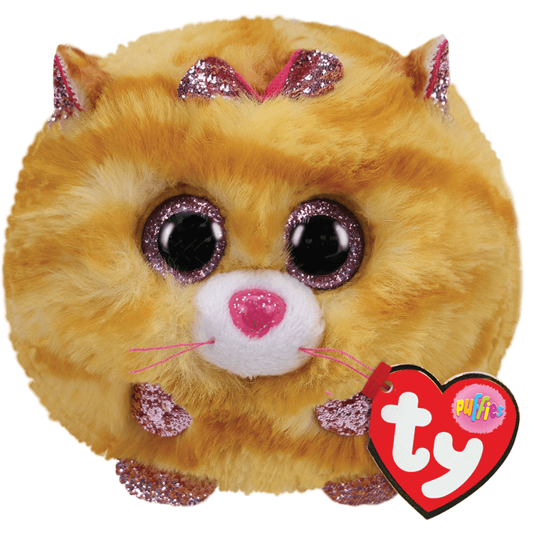 Ty Puffies Collection - Tabitha Yellow Cat - 4"-TY Inc-Little Giant Kidz