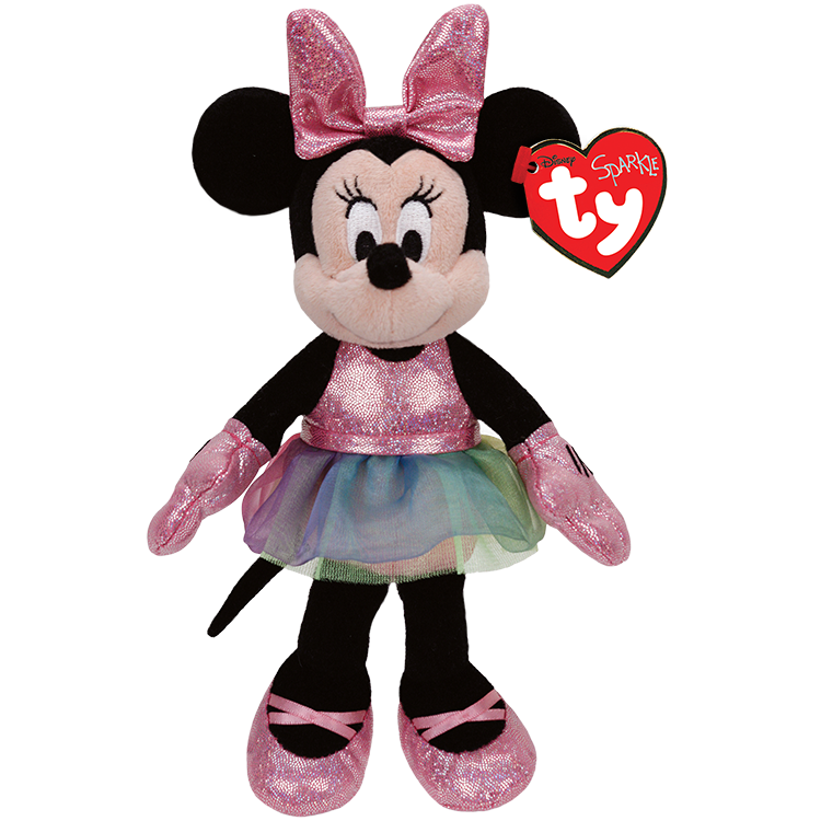 Ty Sparkle Bean Boos Collection Minnie Mouse Ballerina Sparkle - 8"-TY Inc-Little Giant Kidz