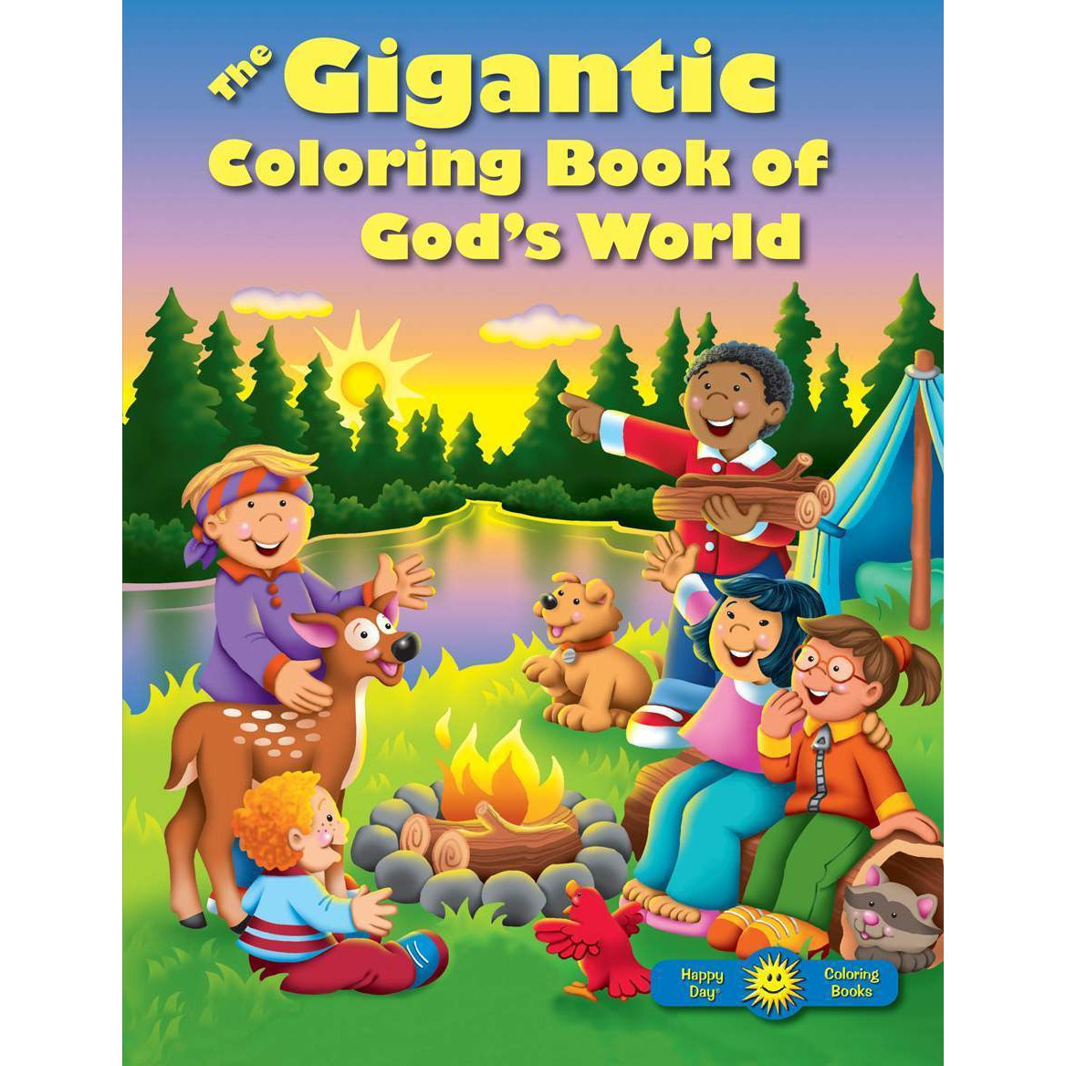 Tyndale Books: The Gigantic Coloring Book of God’s World (Paperback Book)-Tyndale Books-Little Giant Kidz