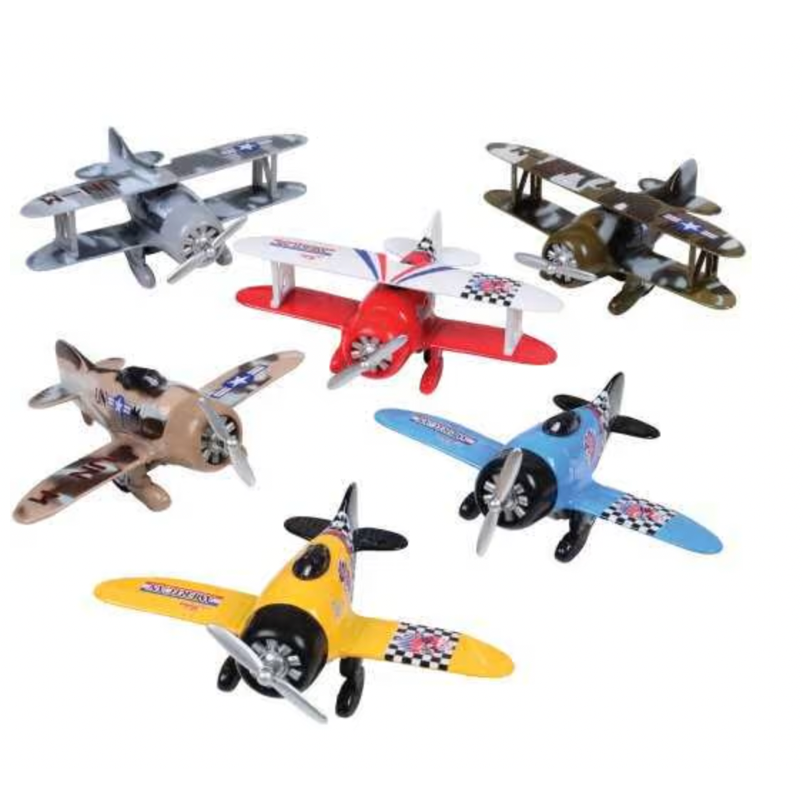 U.S. Toy Die-Cast Pre-WWII Military Aircraft (Assorted Styles)-U.S. TOY-Little Giant Kidz