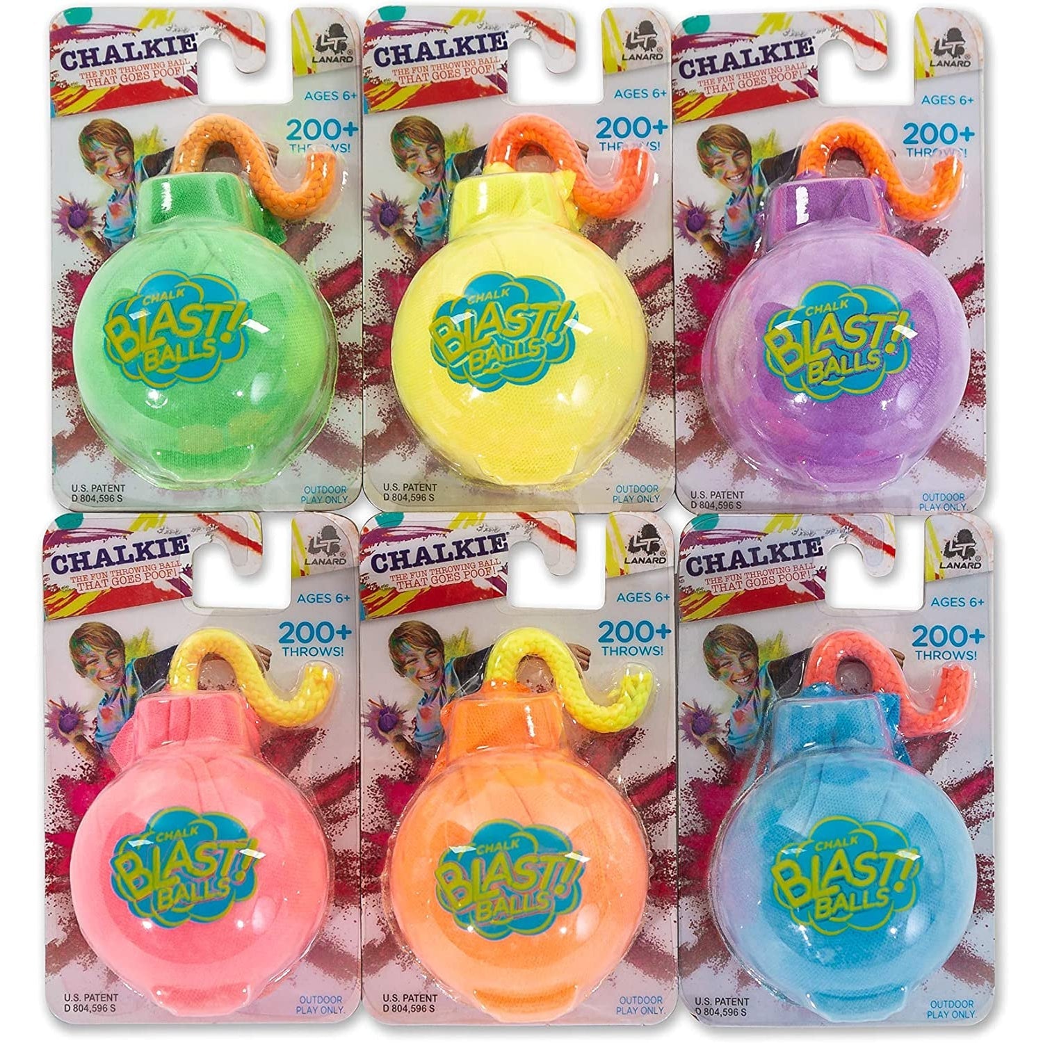 U.S. Toys Chalk Blast Balls - Assorted Colors-U.S. TOY-Little Giant Kidz