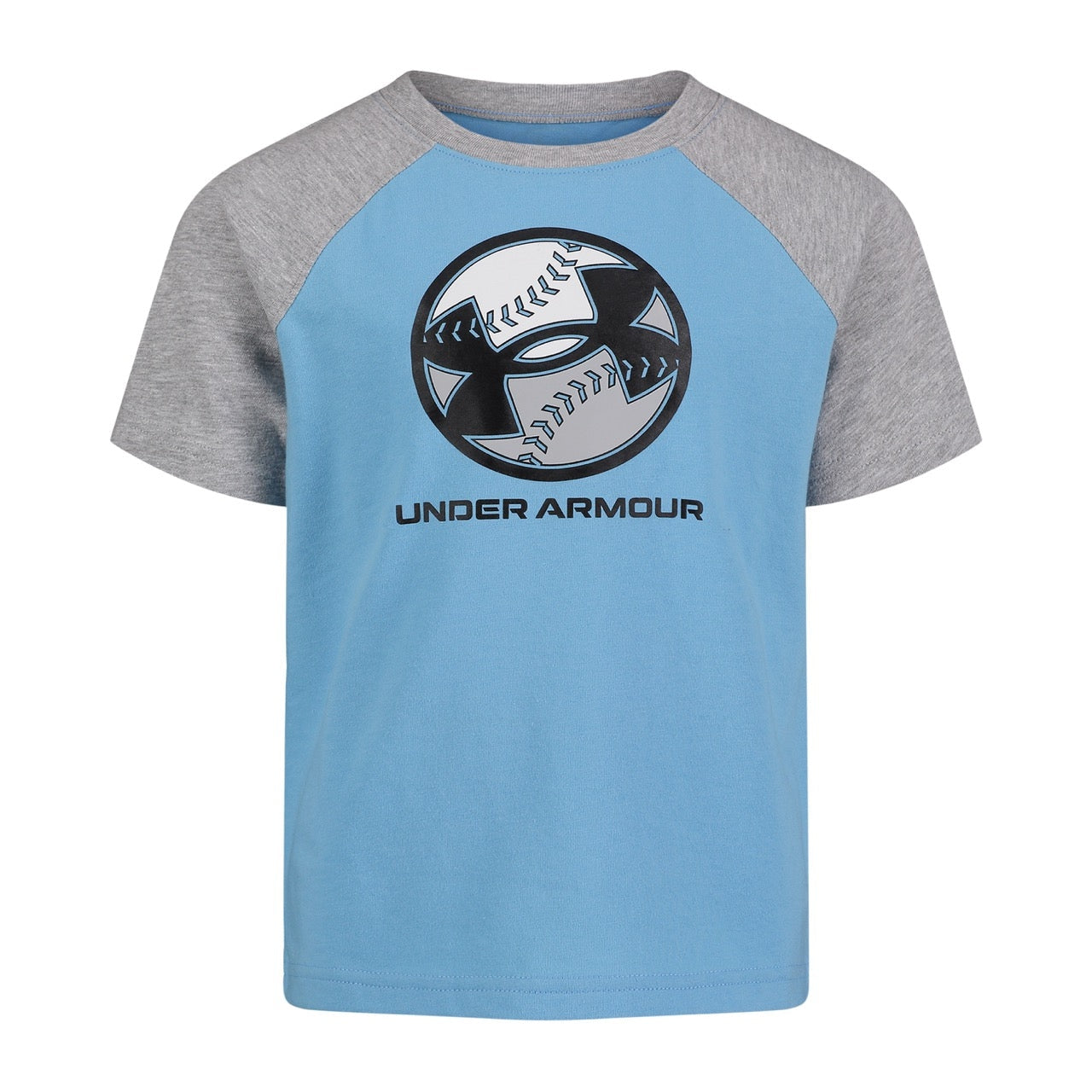Under Armour Boys' UA Striker Ball Raglan Short Sleeve - Tonic-UNDER ARMOUR-Little Giant Kidz