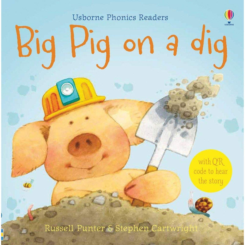 Usborne Books: Big Pig on a Dig (Paperback Book)-EDC-USBORNE-Little Giant Kidz