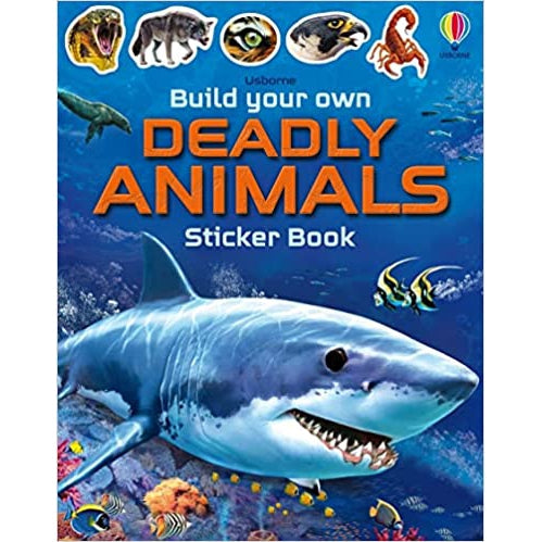 Usborne Books: Build Your Own Deadly Animal Sticker Book (Paperback Book)-EDC-USBORNE-Little Giant Kidz