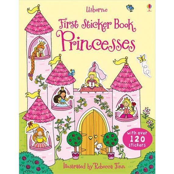 Usborne Books: First Sticker Book Princesses-EDC-USBORNE-Little Giant Kidz