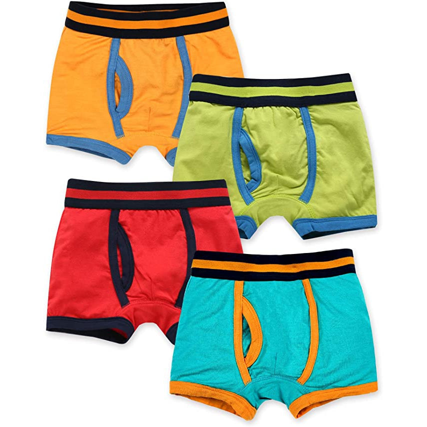 Vaenait Boys Cotton Modal Underwear 4-Pack - Brights-Vaenait-Little Giant Kidz