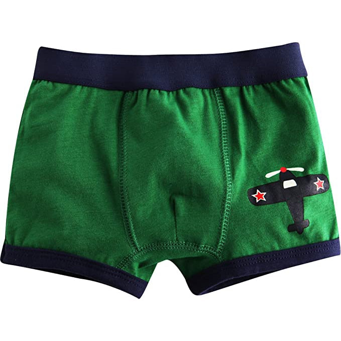 Vaenait Boys Cotton Underwear Boxer Brief 3-Pack - Airplane-Vaenait-Little Giant Kidz