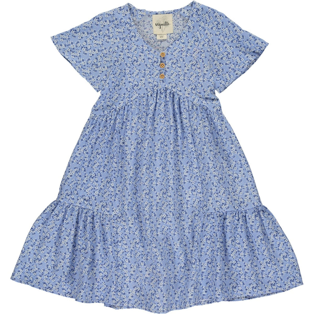 Vignette Blue Ditsy Floral Wanda Dress