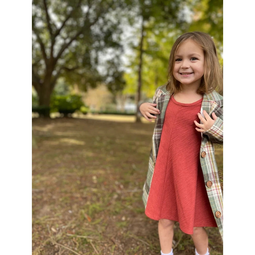 Vignette Rust Adaline Dress-VIGNETTE-Little Giant Kidz