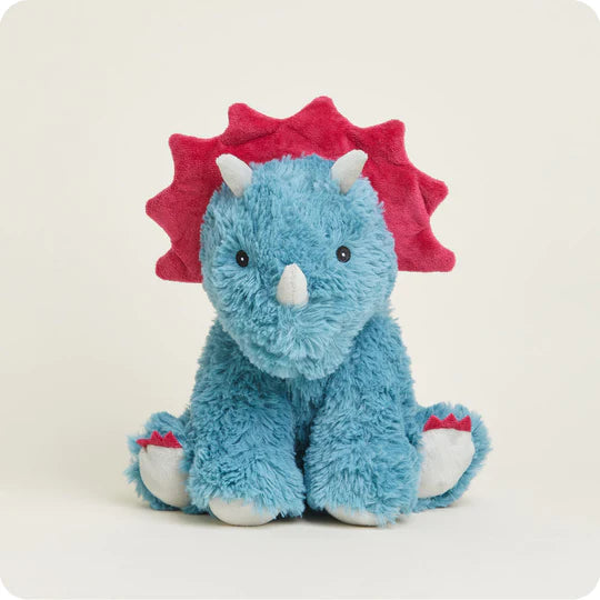 Warmies® Cozy Plush Blue Triceratops-INTELEX-Little Giant Kidz