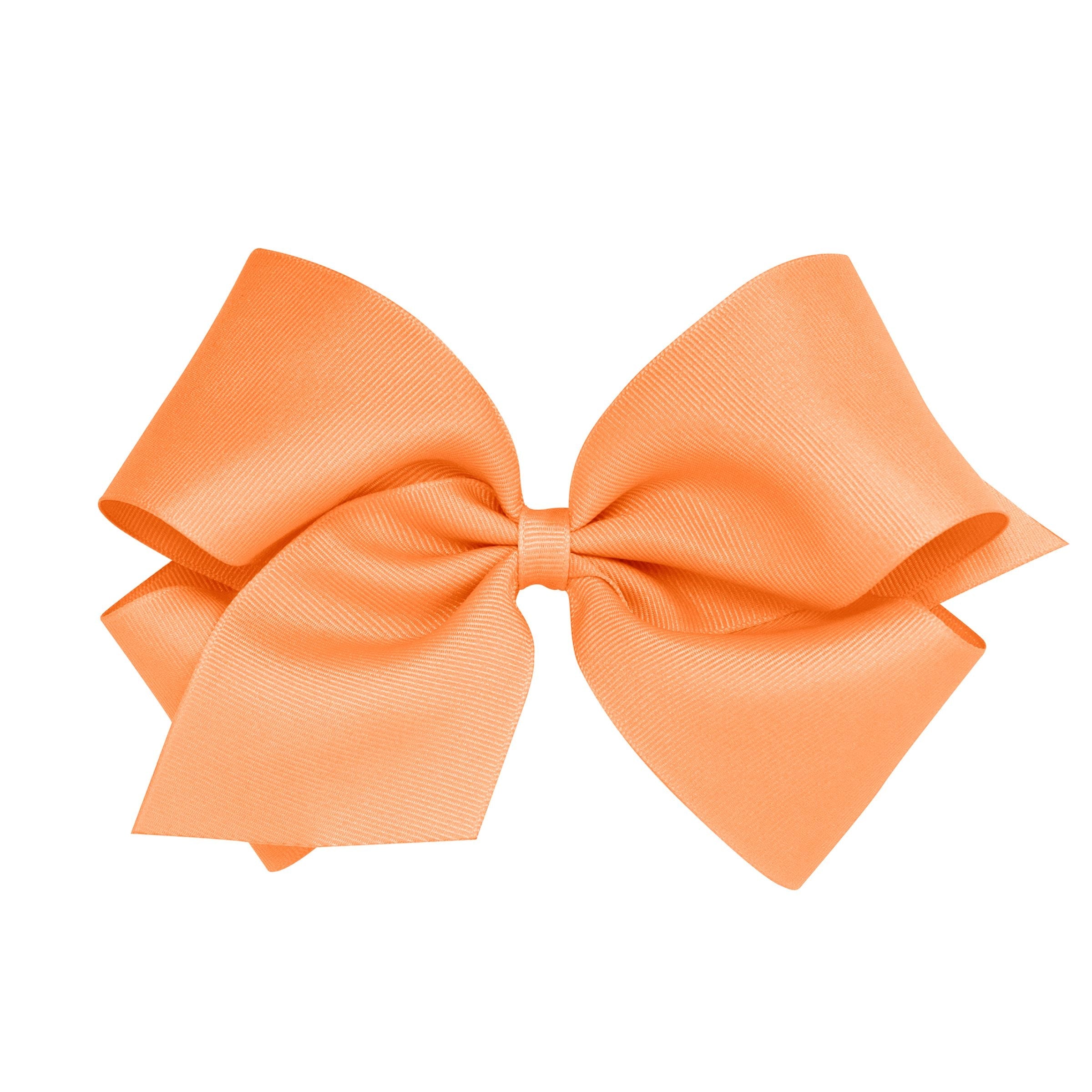 Wee Ones King Solid Grosgrain Bow (Plain Wrap)-WEE ONES-Little Giant Kidz