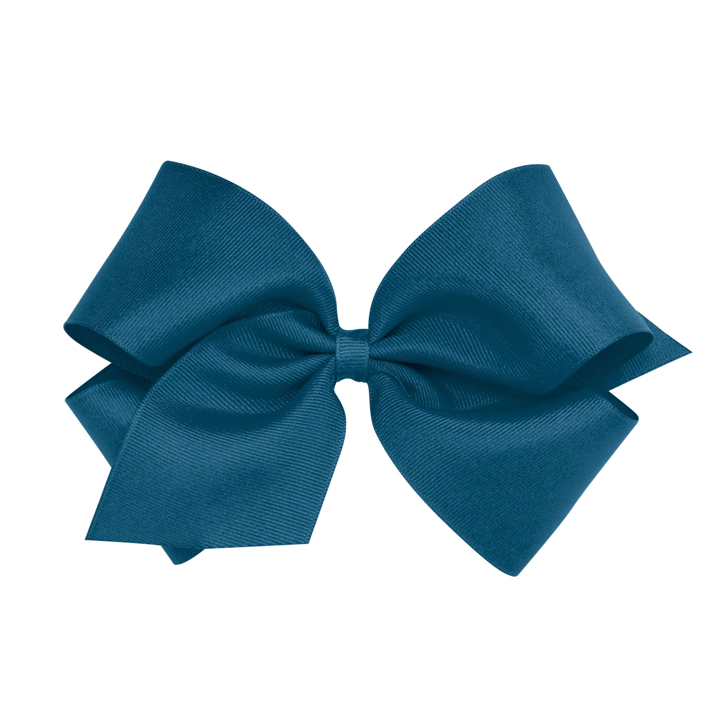 Wee Ones King Solid Grosgrain Bow (Plain Wrap)-WEE ONES-Little Giant Kidz
