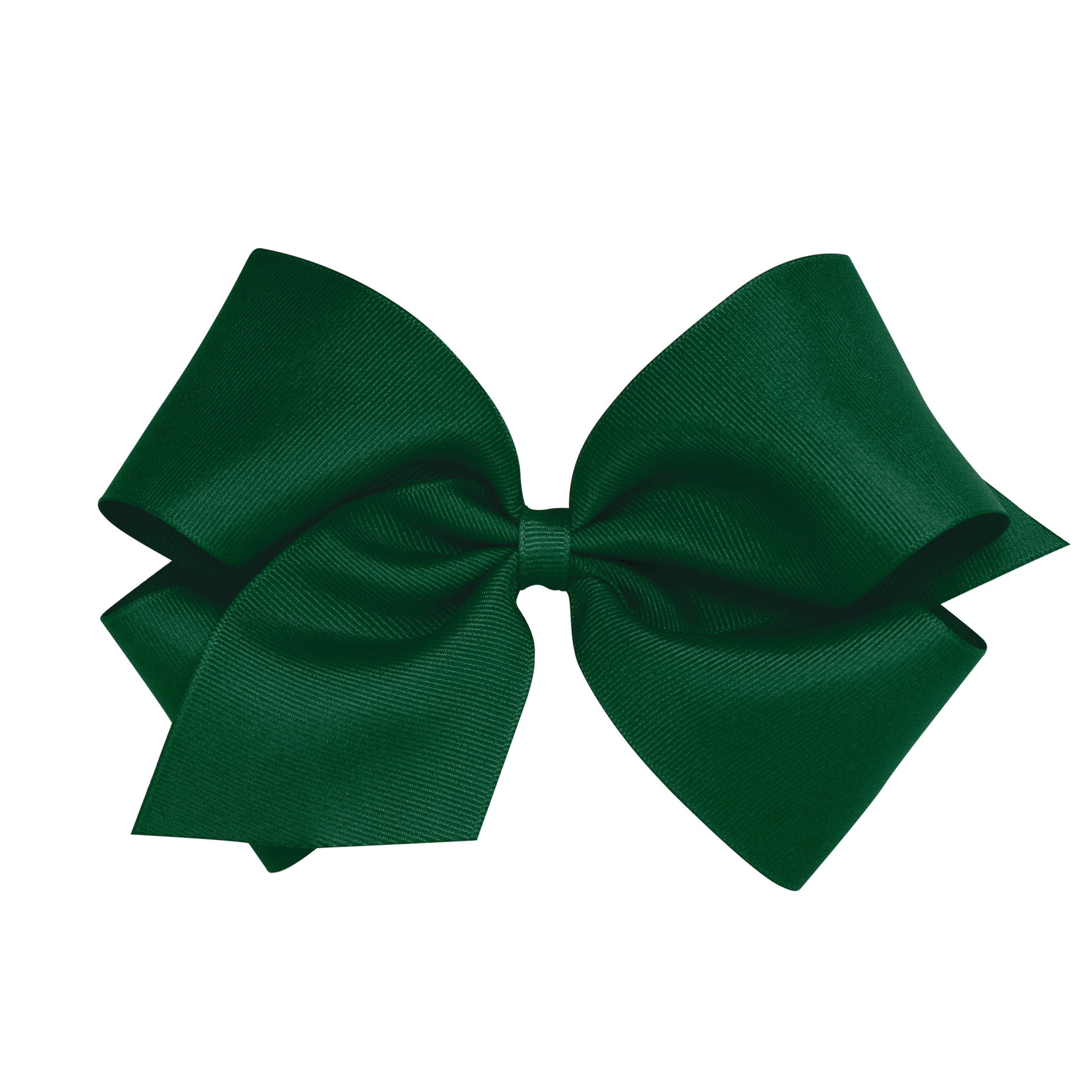 Wee Ones King Solid Grosgrain Bow (Plain Wrap)-WEE ONES-Little Giant Kidz