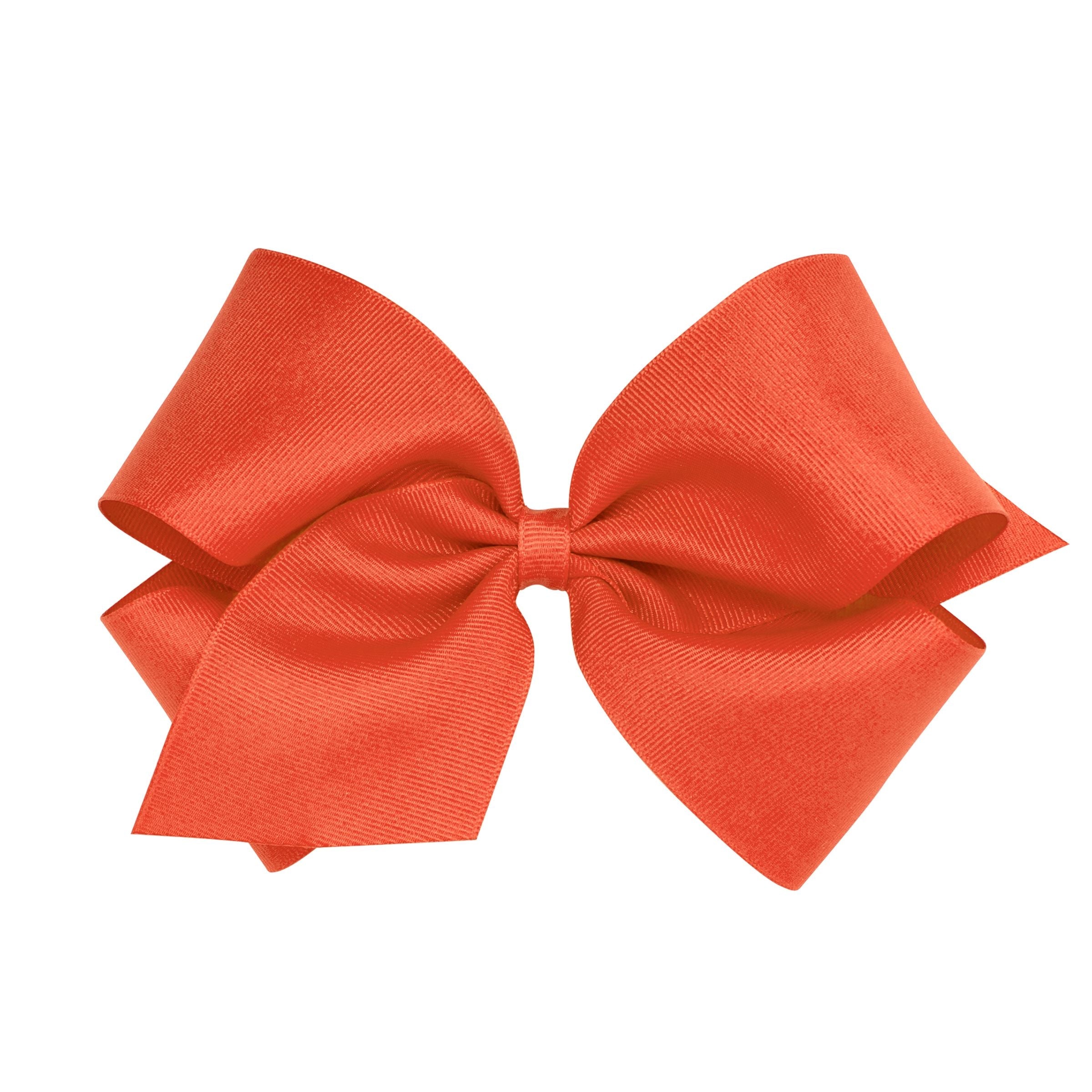 Wee Ones King Solid Grosgrain Bow (Plain Wrap)-WEE ONES-Little Giant Kidz