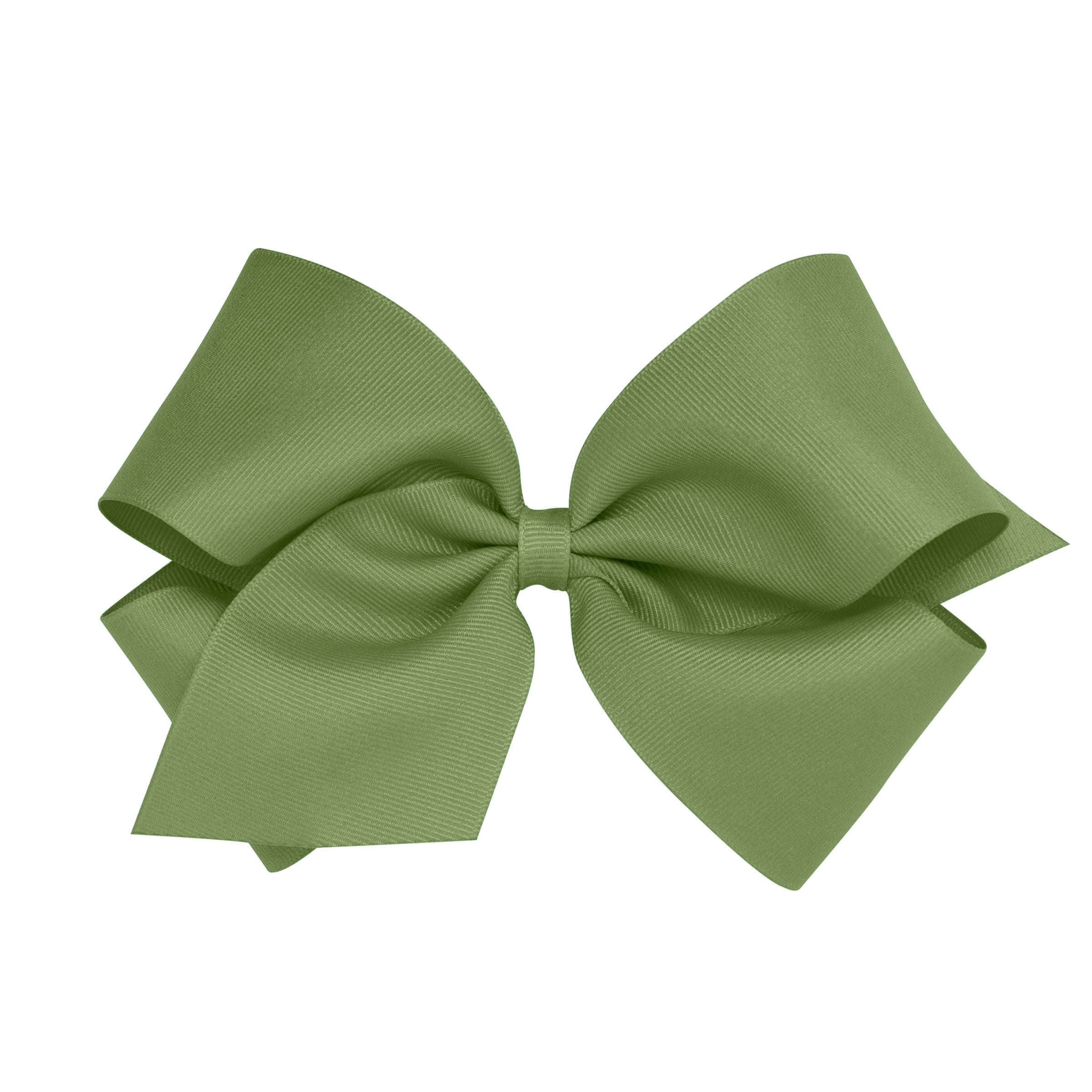 Wee Ones King Solid Grosgrain Bow (Plain Wrap)-WEE ONES-Little Giant Kidz