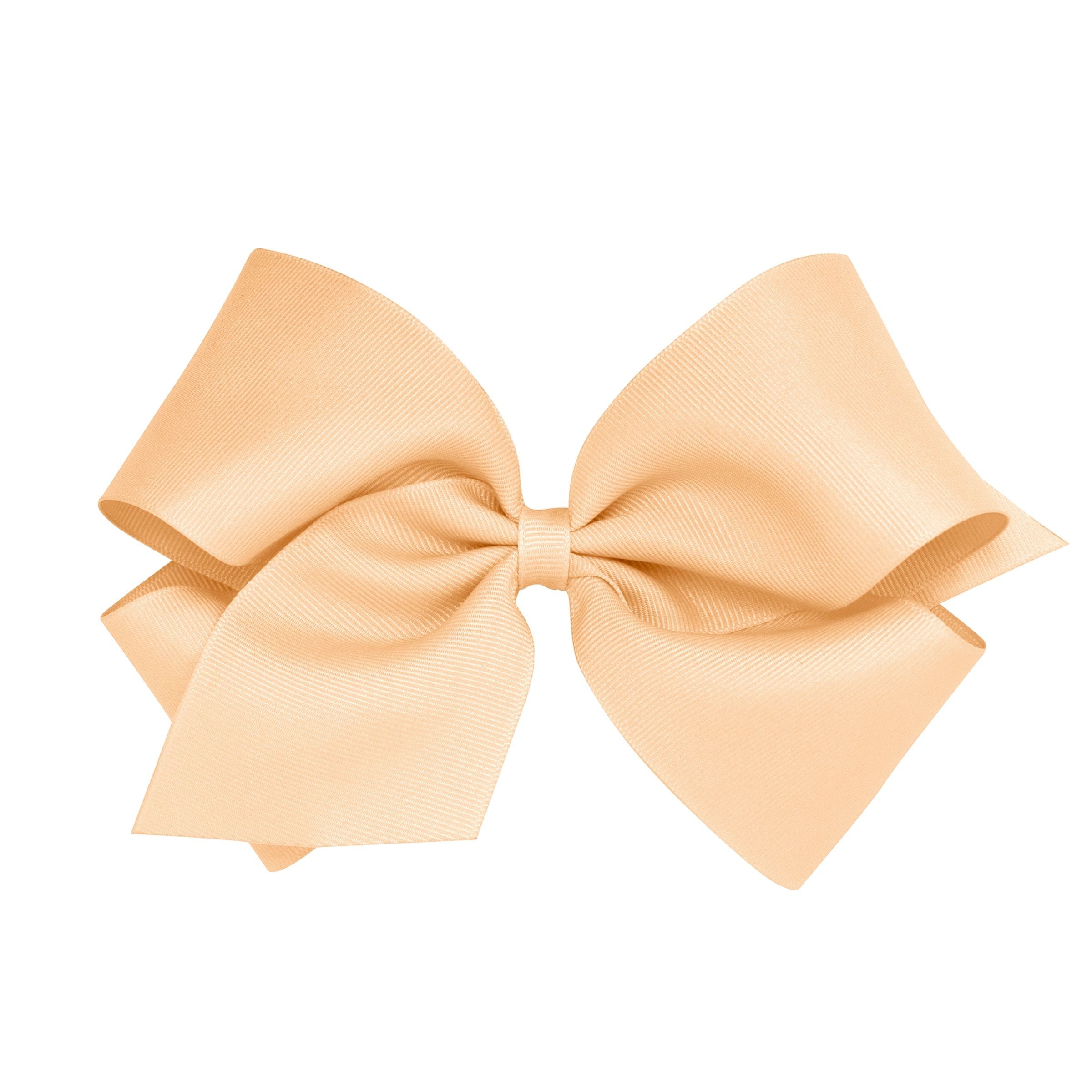 Wee Ones King Solid Grosgrain Bow (Plain Wrap)-WEE ONES-Little Giant Kidz