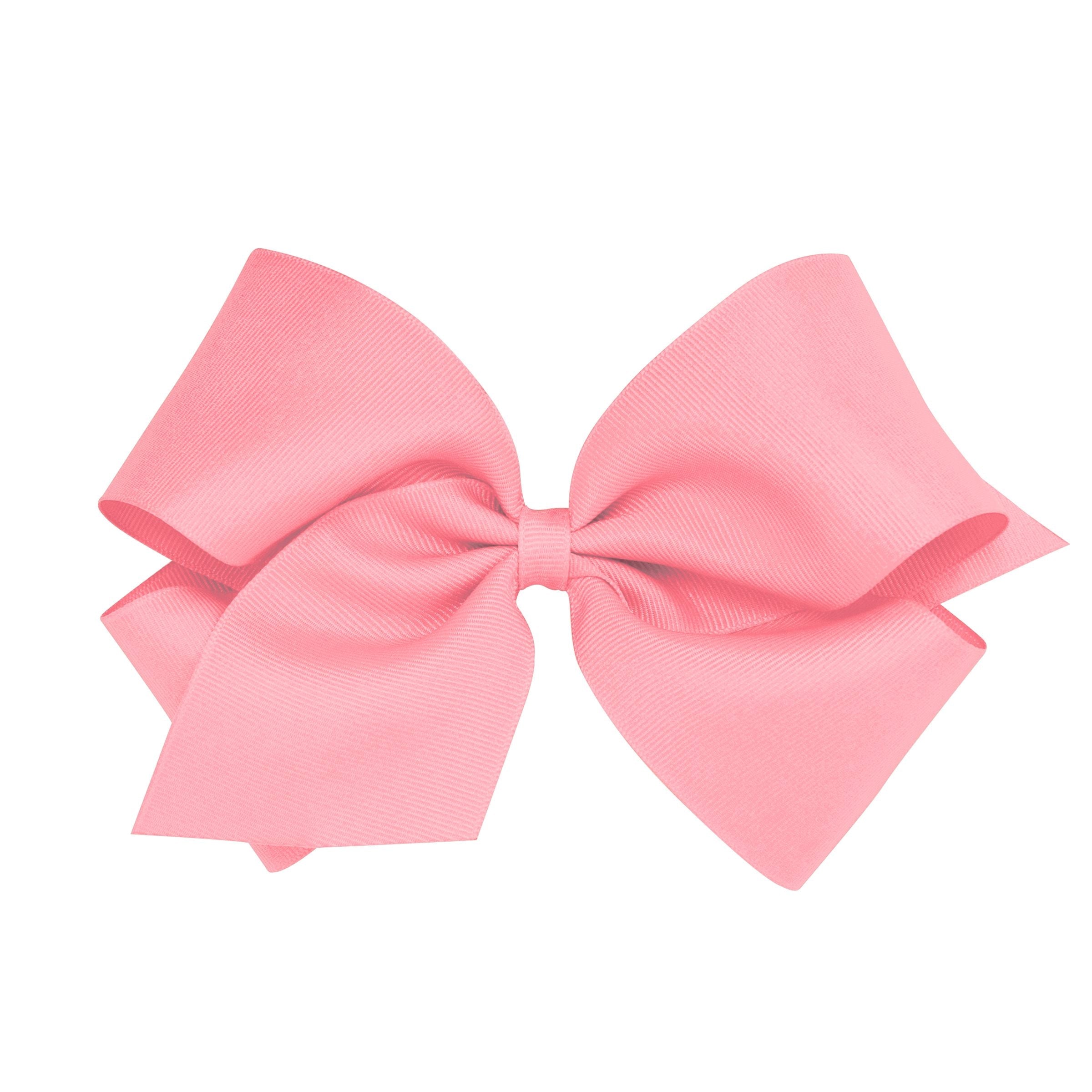 Wee Ones King Solid Grosgrain Bow (Plain Wrap)-WEE ONES-Little Giant Kidz