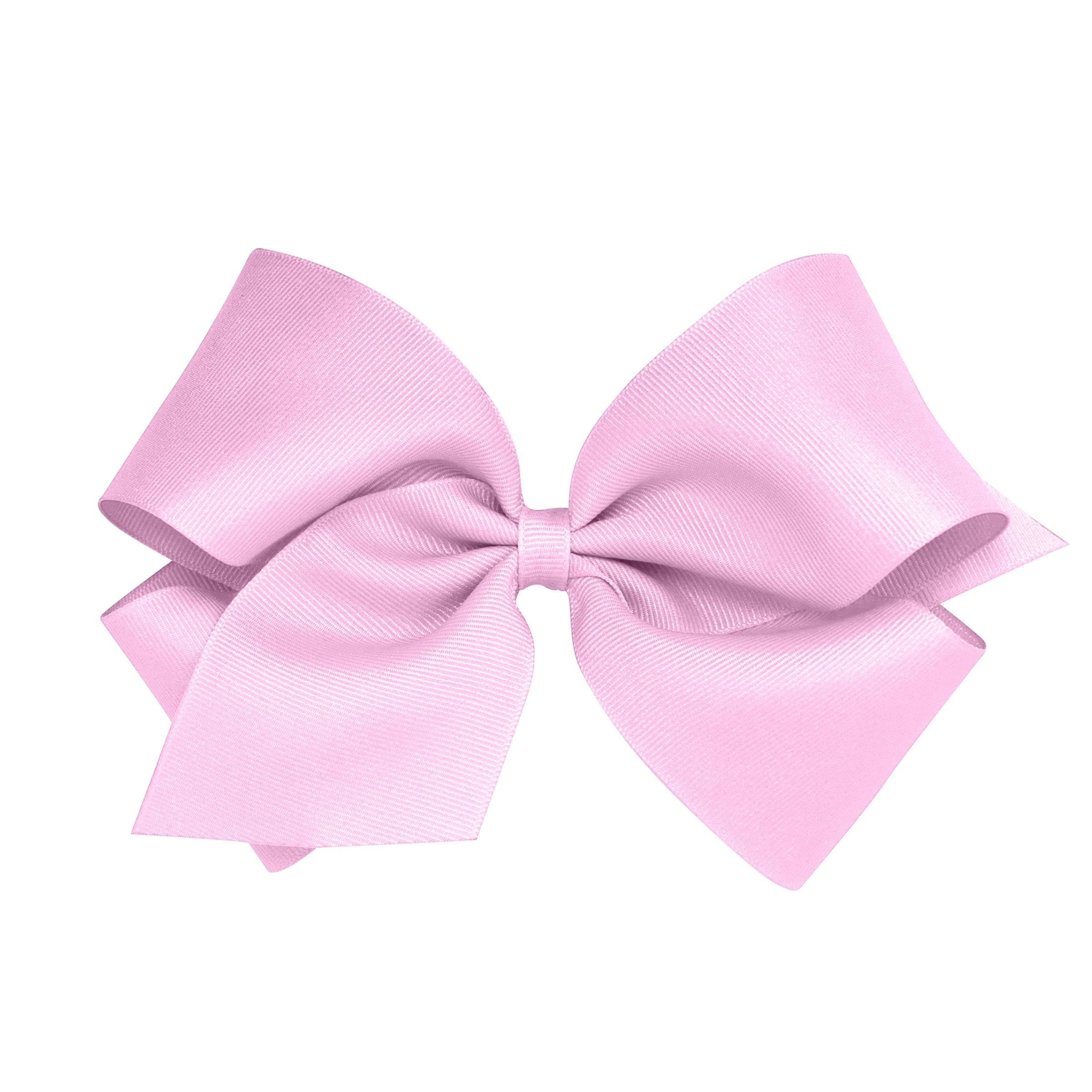 Wee Ones King Solid Grosgrain Bow (Plain Wrap)-WEE ONES-Little Giant Kidz
