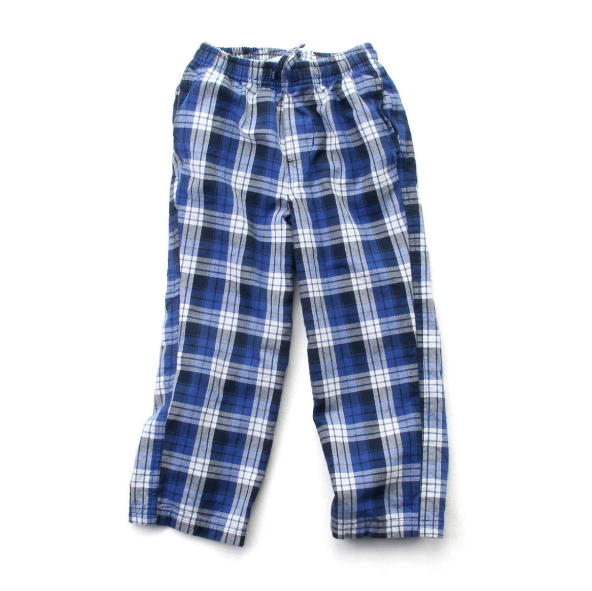 Wes & Willy Brushed Flannel Boy's Plaid Pant - Blue Moon-WES & WILLY-Little Giant Kidz