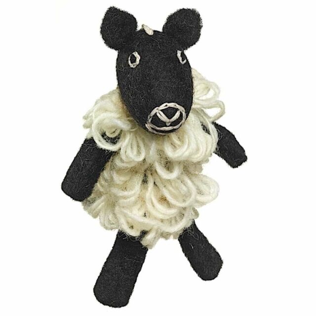 Wool - DZI Handmade Wild Woolie Ornament - Sheep-DZI Handmade-Little Giant Kidz