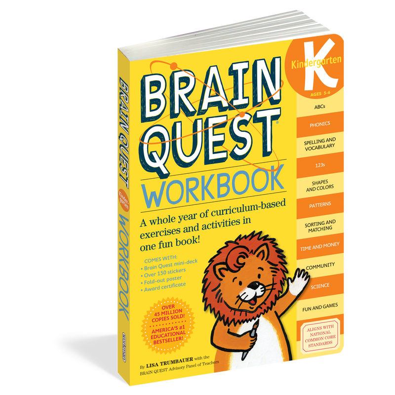 Workman Publishing: Brain Quest Workbook: Kindergarten-Workman Publishing-Little Giant Kidz