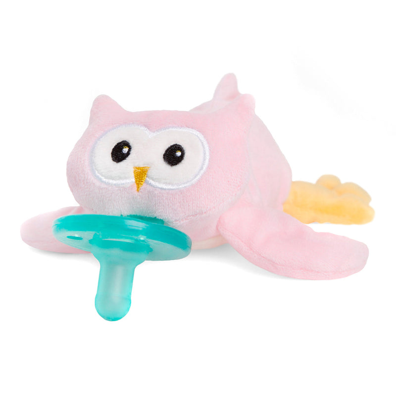WubbaNub Infant Pacifier - Pink Owl-WUBBANUB-Little Giant Kidz