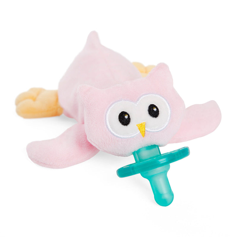 WubbaNub Infant Pacifier - Pink Owl-WUBBANUB-Little Giant Kidz