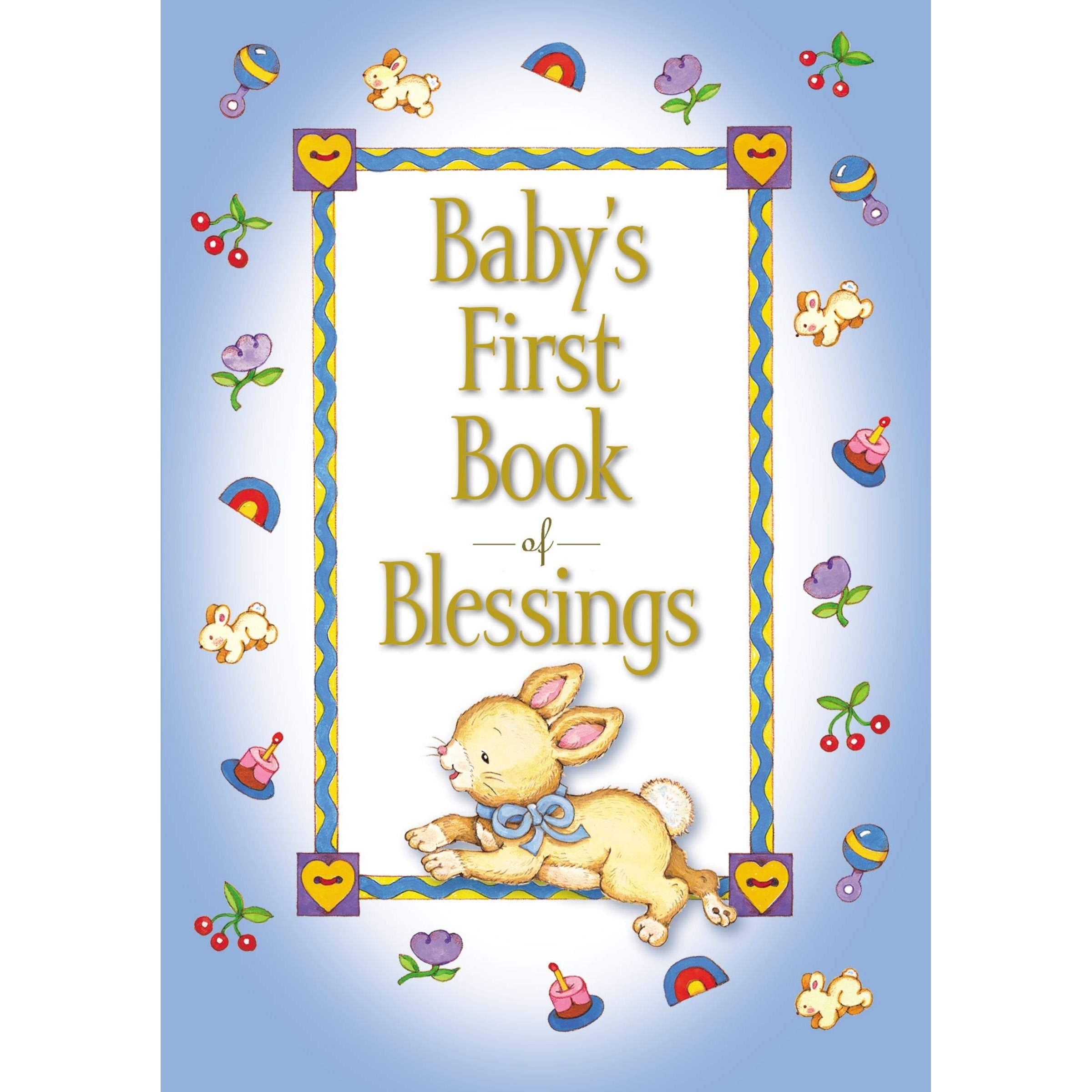 Zonder Kidz: Baby's First Book of Blessings - Blue (Hardcover Book)-HARPER COLLINS PUBLISHERS-Little Giant Kidz