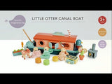 Tender Leaf Toys Little Otter Canal Boat