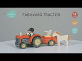 Tender Leaf Toys Farmyard Tractor