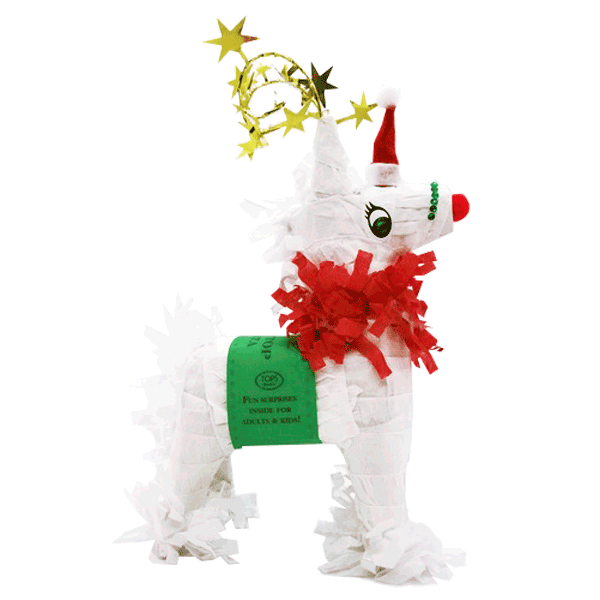 TOPS Malibu Mini Tabletop Reindeer Piñata
